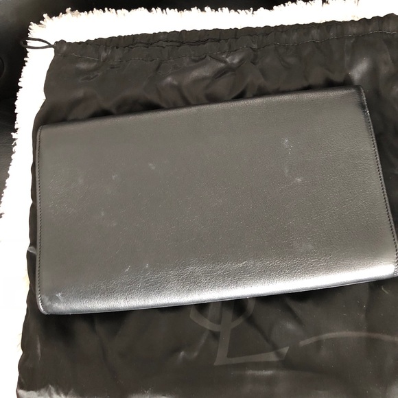 Authentic YSL Black clutch - Picture 3 of 3